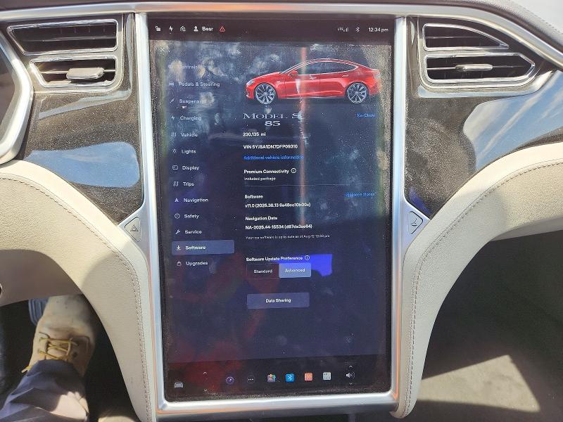 Aukcja sprzedaży 2013 Tesla Model S, vin: 5YJSA1DN7DFP09310, numer aukcji: 64955036