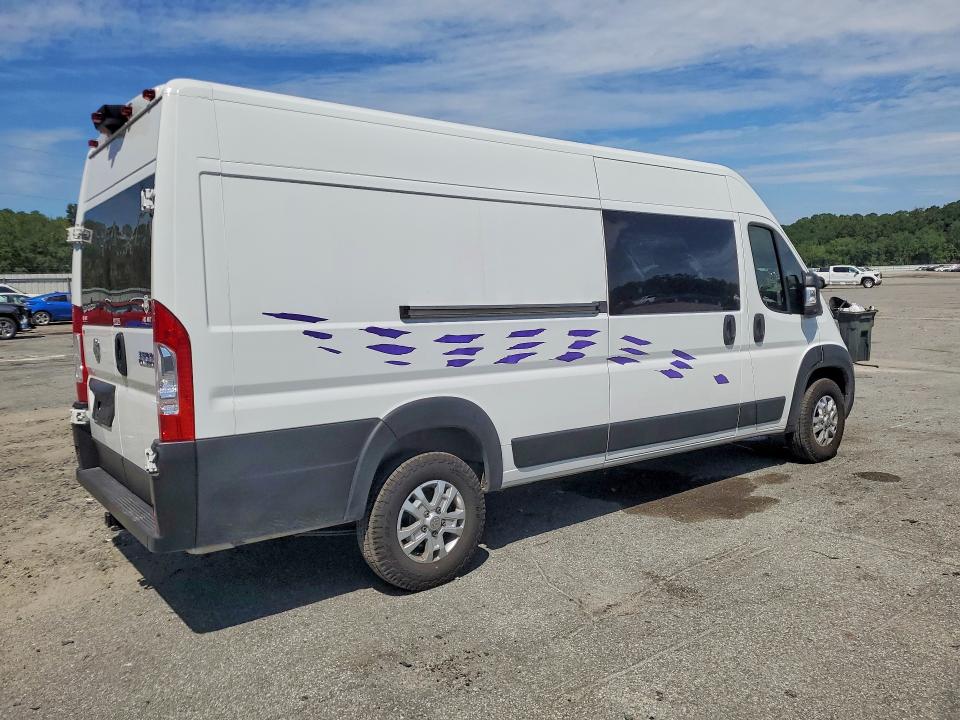 65710726 :رقم المزاد ، 3C6MRVJG8RE111455 vin ، 2024 Ram Promaster 3500 مزاد بيع