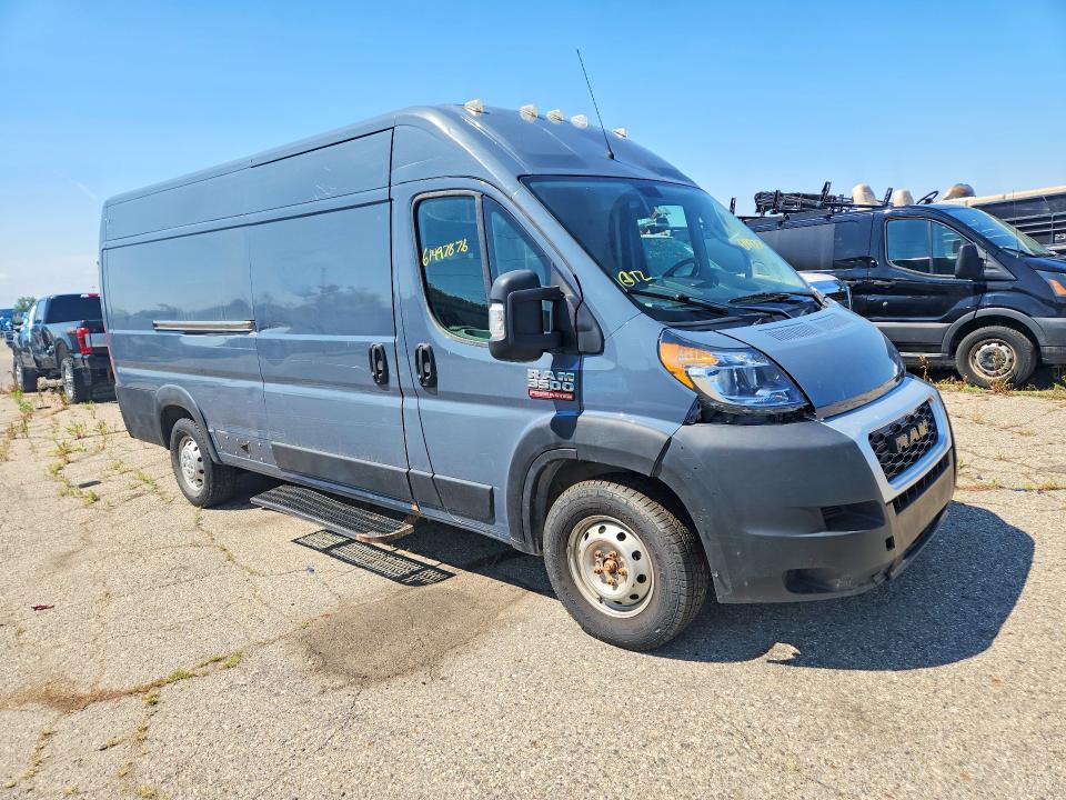 61497876 :رقم المزاد ، 3C6FRVJG4ME503589 vin ، 2021 Ram Promaster 3500 مزاد بيع