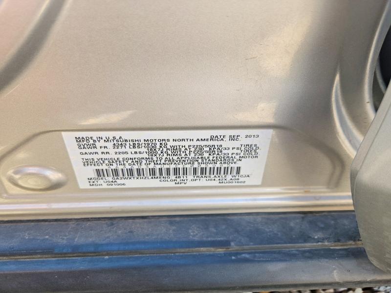 Aukcja sprzedaży 2014 Mitsubishi Outlander Sport, vin: 4A4AR4AU1EE008985, numer aukcji: 65121656
