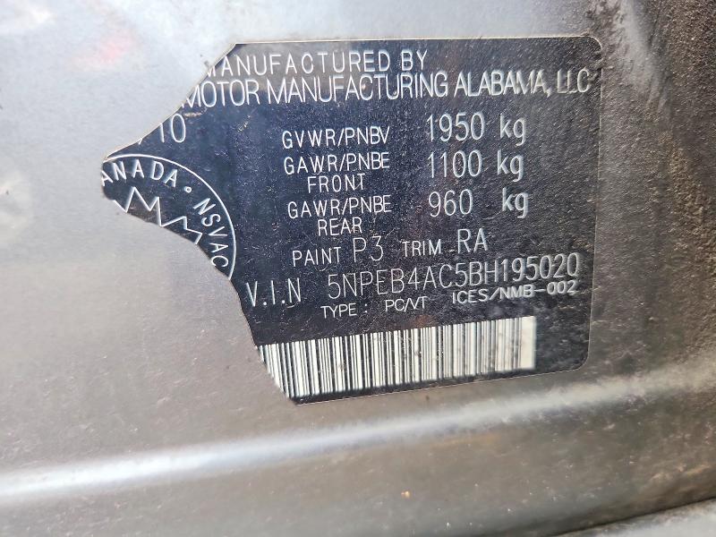 Aukcja sprzedaży 2011 Hyundai Sonata, vin: 5NPEB4AC5BH195020, numer aukcji: 65442016