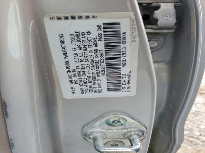 Продажа на аукционе авто 2001 Toyota Corolla, vin: 1NXBR12E71Z538617, номер лота: 64841886