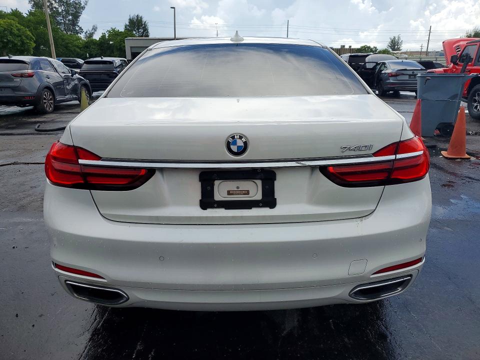 2016 Bmw 740 მანქანა იყიდება აუქციონზე, vin: WBA7E2C51GG547862, აუქციონის ნომერი: 64183566