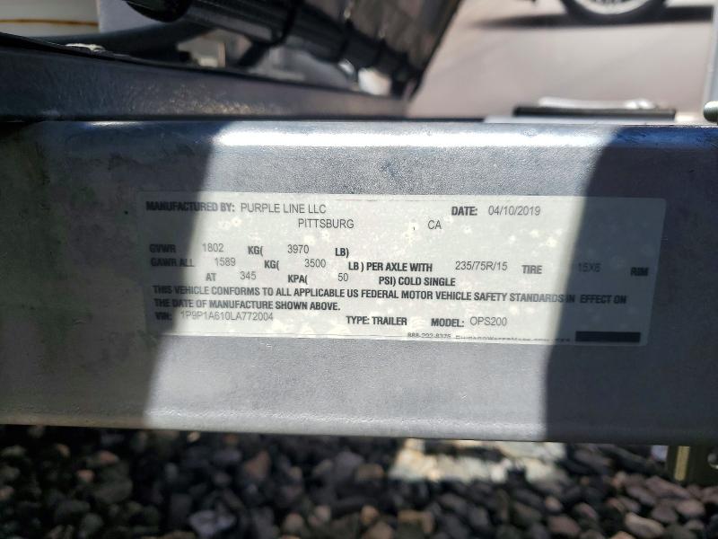 2019 Other Rv 200 Atv მანქანა იყიდება აუქციონზე, vin: 1P9P1A610LA772004, აუქციონის ნომერი: 66472646