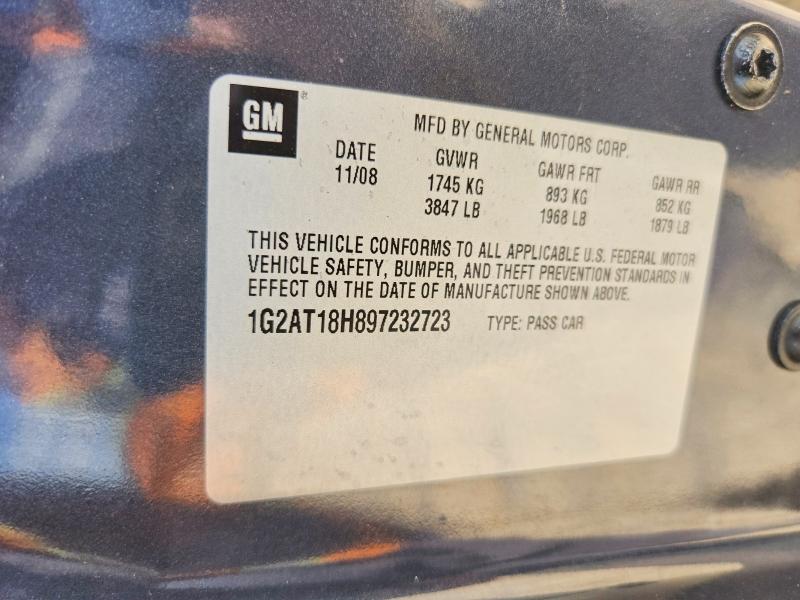 2009 Pontiac G5 მანქანა იყიდება აუქციონზე, vin: 1G2AT18H897232723, აუქციონის ნომერი: 67116186