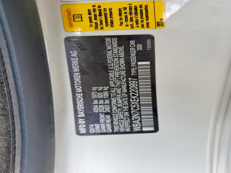 64266966 :رقم المزاد ، WBA3N7C5XEK220897 vin ، 2014 Bmw 428 مزاد بيع