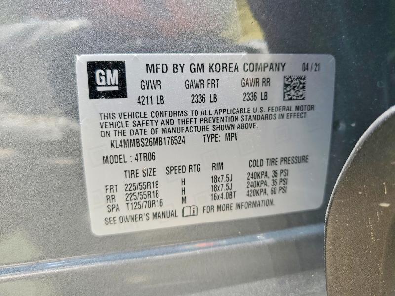 Продажа на аукционе авто 2021 Buick Encore Gx, vin: KL4MMBS26MB176524, номер лота: 63609546