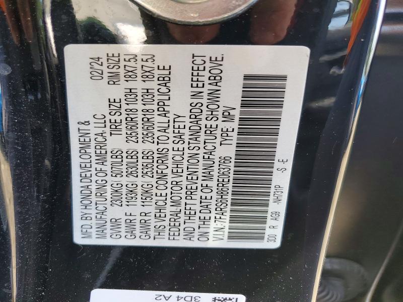 Продажа на аукционе авто 2024 Honda Cr-v, vin: 7FARS6H86RE063766, номер лота: 71024986
