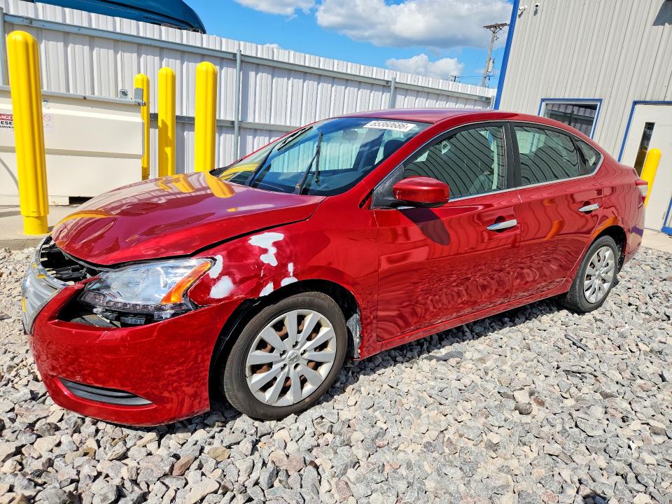 65360686 :رقم المزاد ، 3N1AB7AP7EL667972 vin ، 2014 Nissan Sentra مزاد بيع
