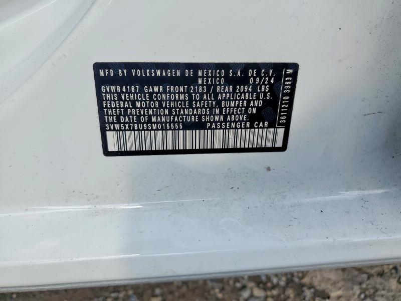 66517506 :رقم المزاد ، 3VW5X7BU9SM015555 vin ، 2025 Volkswagen Jetta مزاد بيع