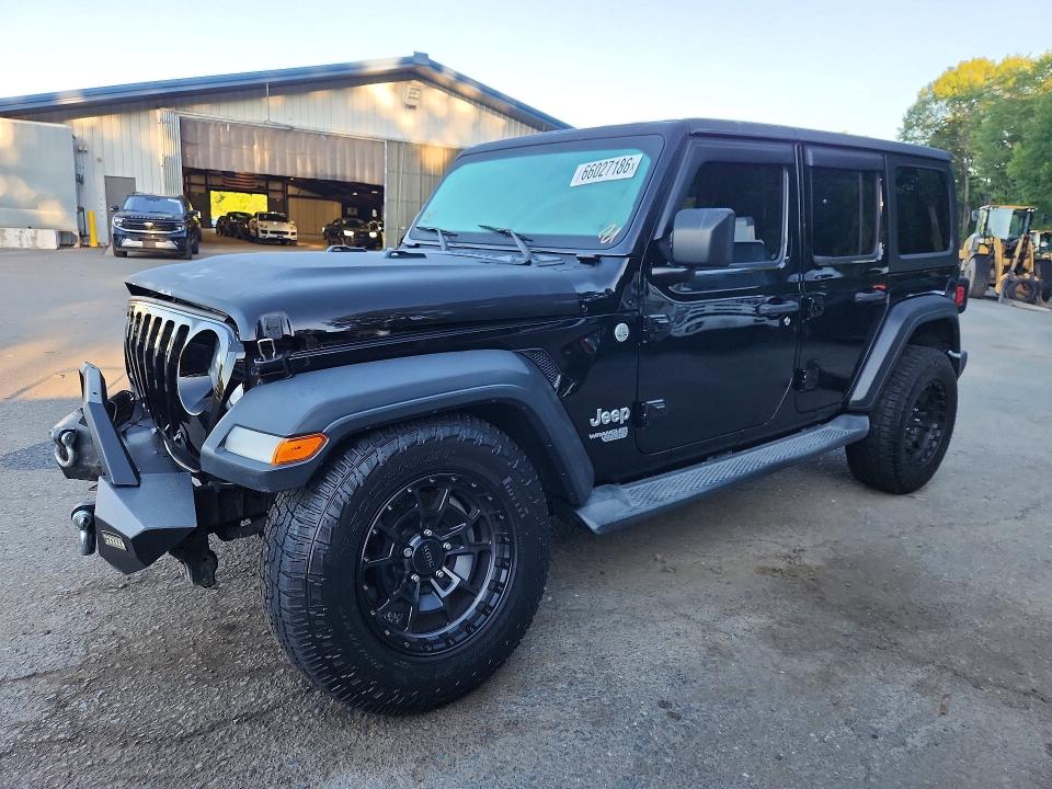 2018 Jeep Wrangler Unlimited მანქანა იყიდება აუქციონზე, vin: 1C4HJXDGXJW220955, აუქციონის ნომერი: 66027186