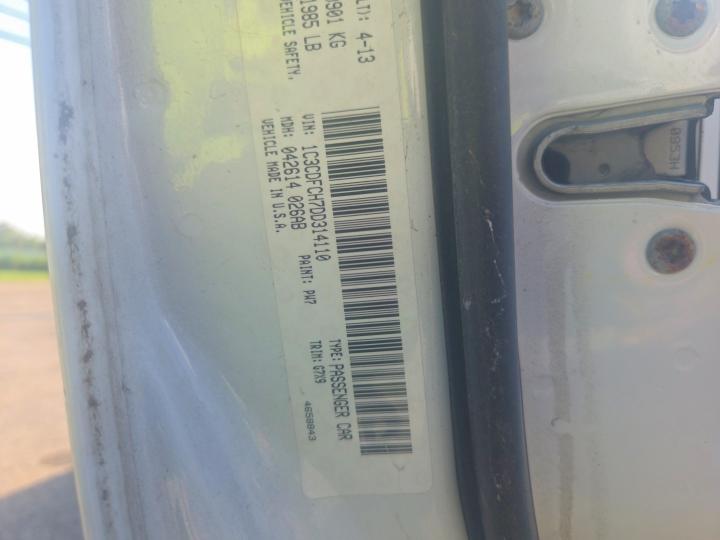 Aukcja sprzedaży 2013 Dodge Dart, vin: 1C3CDFCH7DD314110, numer aukcji: 67084936