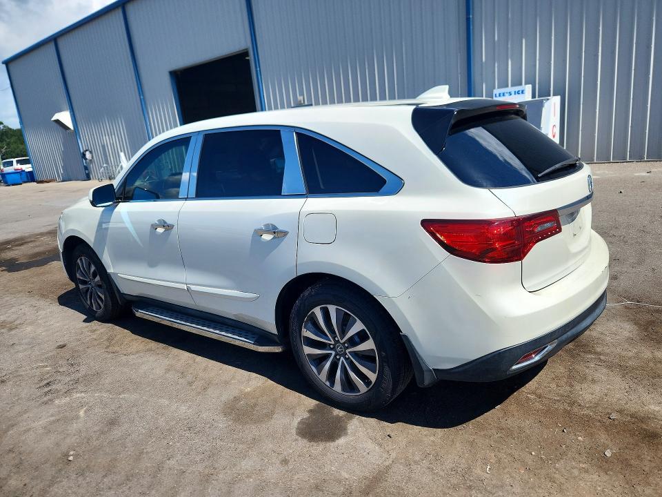 66453706 :رقم المزاد ، 5FRYD4H49FB010279 vin ، 2015 Acura Mdx مزاد بيع