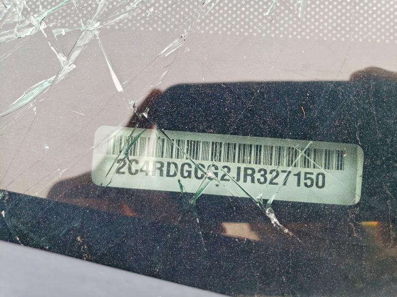 65331616 :رقم المزاد ، 2C4RDGCG2JR327150 vin ، 2018 Dodge Grand Caravan مزاد بيع