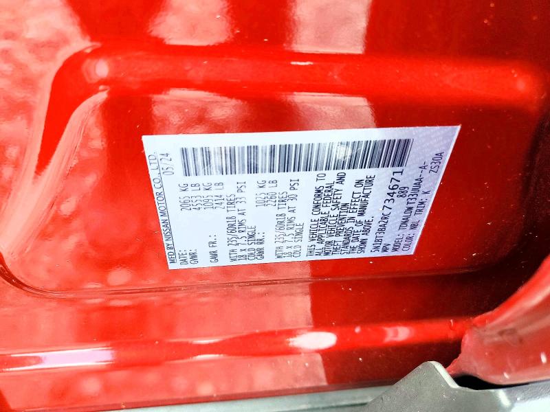 Auction sale of the 2024 Nissan Rogue, vin: 5N1BT3BA2RC734671, lot number: 65896126