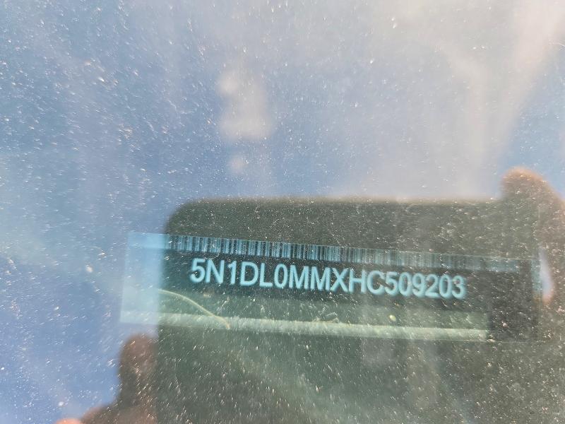 63181216 :رقم المزاد ، 5N1DL0MMXHC509203 vin ، 2017 Infiniti Qx60 مزاد بيع
