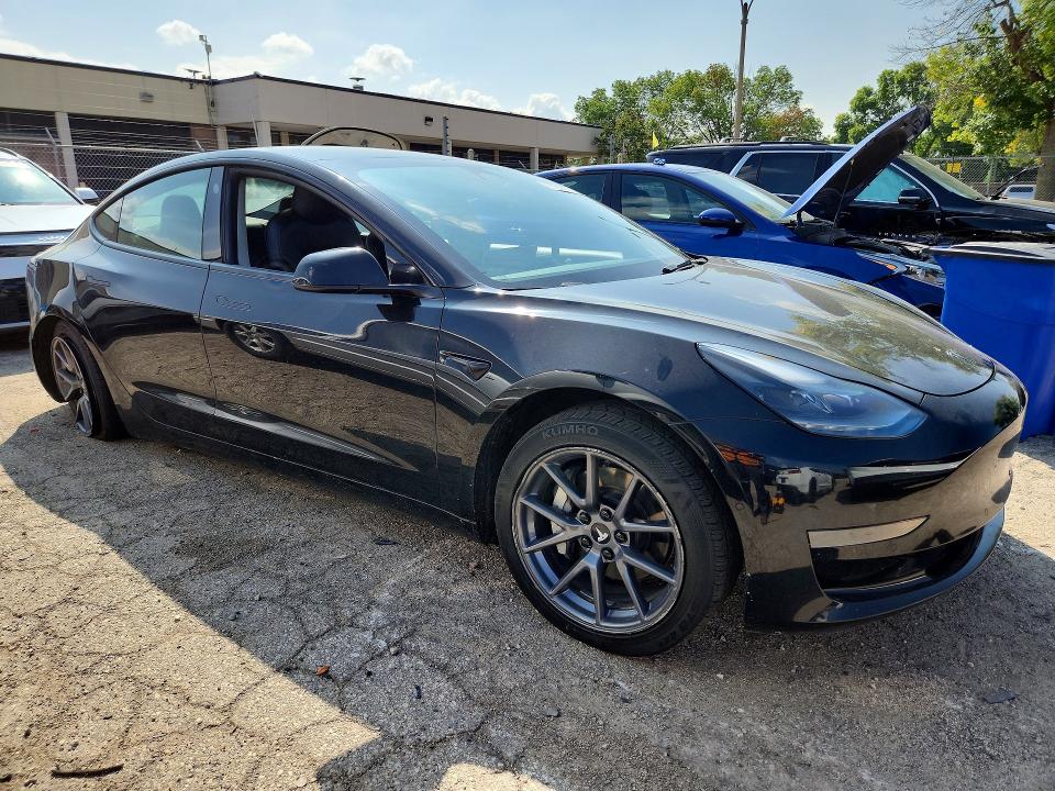 2022 Tesla Model 3 მანქანა იყიდება აუქციონზე, vin: 5YJ3E1EAXNF371665, აუქციონის ნომერი: 66475306