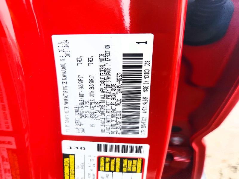 2024 Toyota Tacoma მანქანა იყიდება აუქციონზე, vin: 3TYLB5JNXRT055231, აუქციონის ნომერი: 65525326