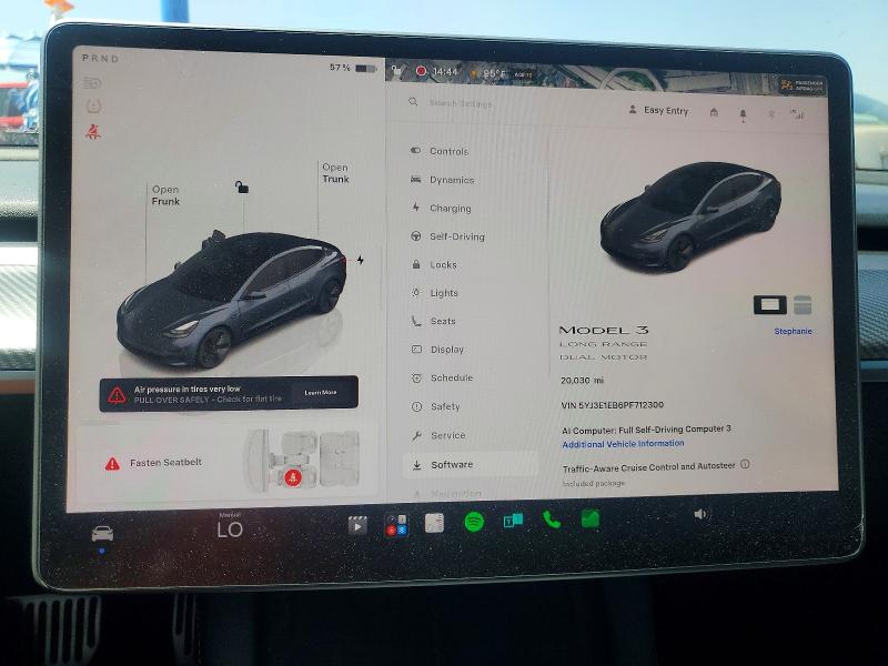 Aukcja sprzedaży 2023 Tesla Model 3, vin: 5YJ3E1EB6PF712300, numer aukcji: 64118626