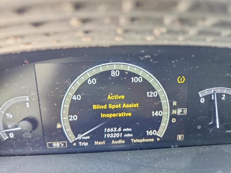 2012 Mercedes-benz S მანქანა იყიდება აუქციონზე, vin: WDDNG9EBXCA452185, აუქციონის ნომერი: 66378466
