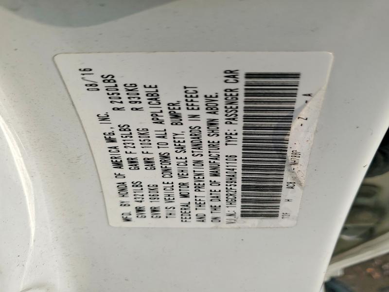 Aukcja sprzedaży 2017 Honda Accord, vin: 1HGCR2F59HA041106, numer aukcji: 66271906