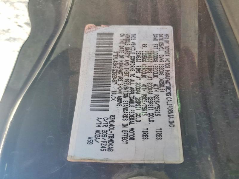 64416256 :رقم المزاد ، 5TENL42N51Z822467 vin ، 2001 Toyota Tacoma مزاد بيع
