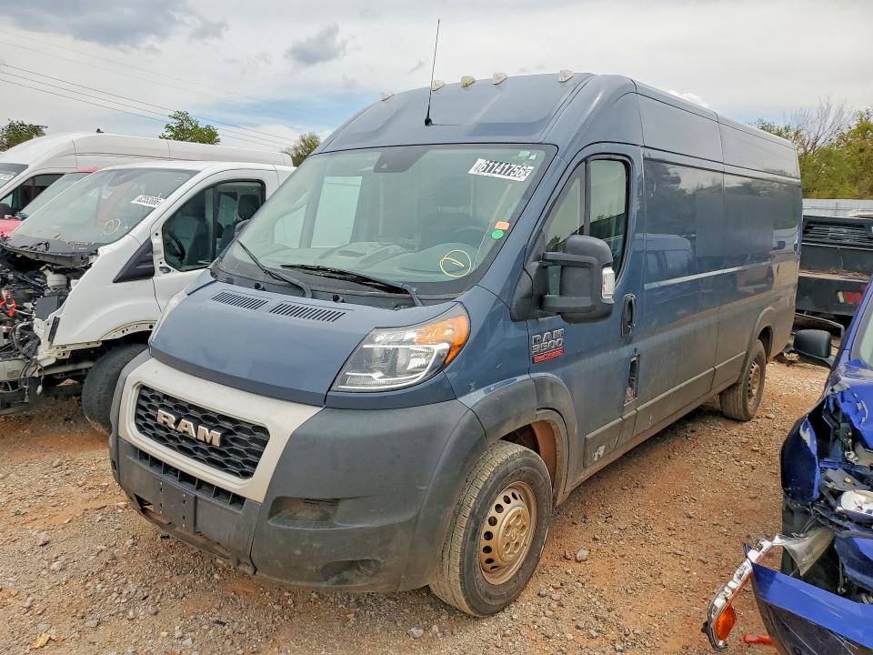 2021 Ram Promaster 3500 მანქანა იყიდება აუქციონზე, vin: 3C6MRVJG5ME586523, აუქციონის ნომერი: 61141756