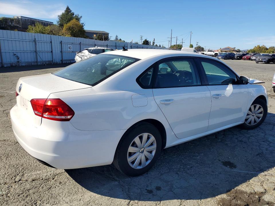 65407736 :رقم المزاد ، 1VWAP7A36DC124230 vin ، 2013 Volkswagen Passat مزاد بيع