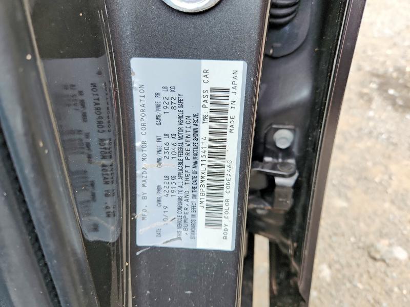 Продаж на аукціоні авто 2020 Mazda 3, vin: JM1BPBMMXL1154114, номер лоту: 66336596
