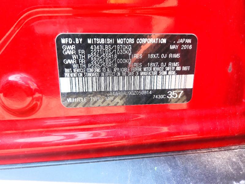 Aukcja sprzedaży 2016 Mitsubishi Outlander Sport, vin: JA4AR3AU9GZ050814, numer aukcji: 64421506