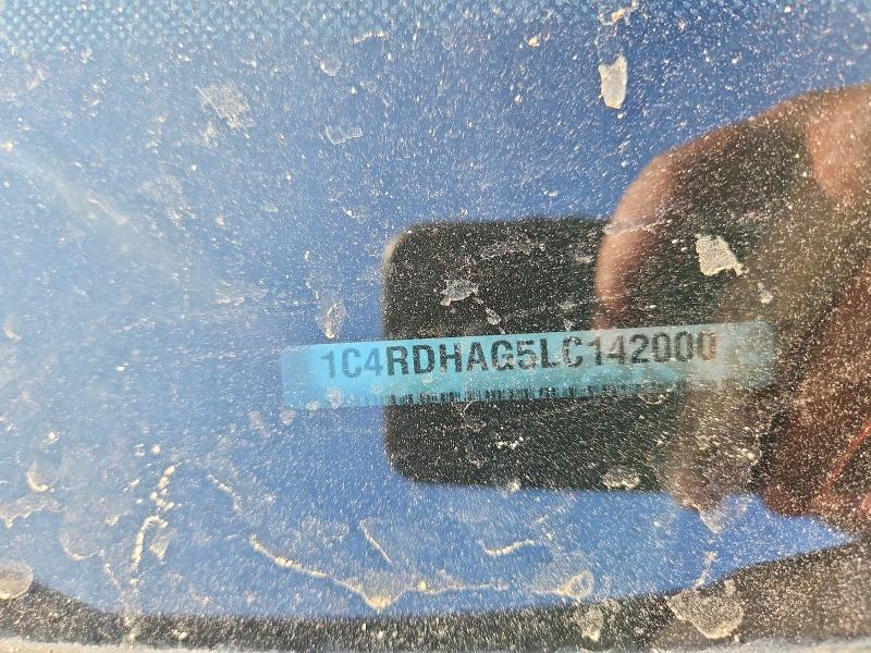 64388096 :رقم المزاد ، 1C4RDHAG5LC142000 vin ، 2020 Dodge Durango مزاد بيع