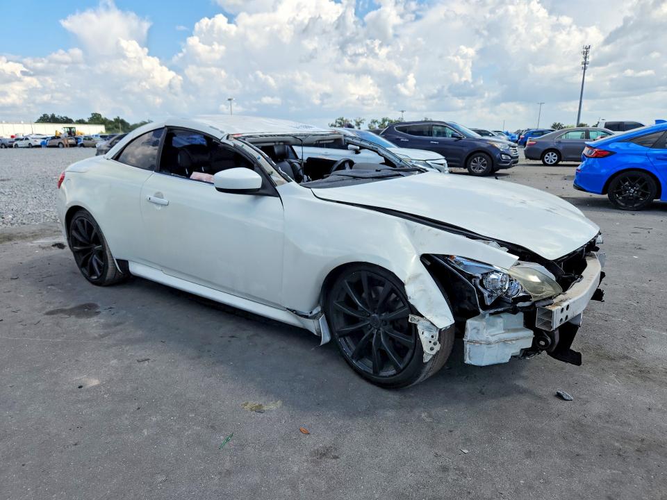 64716866 :رقم المزاد ، JN1CV6FE2AM353308 vin ، 2010 Infiniti G37 Convertible مزاد بيع