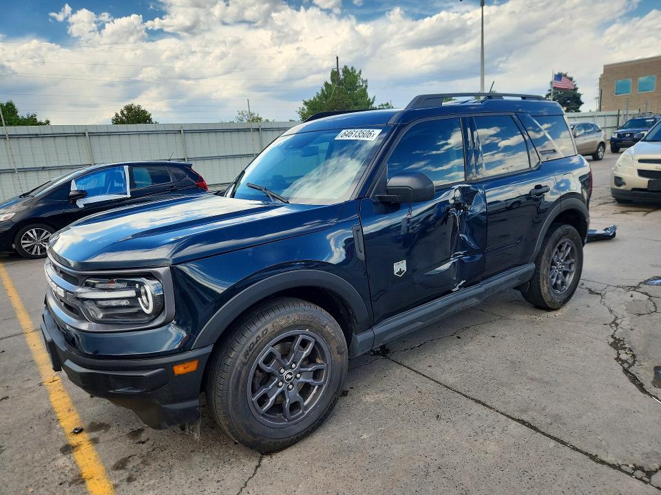 Auction sale of the 2022 Ford Bronco Sport, vin: 3FMCR9B62NRD23798, lot number: 64613506