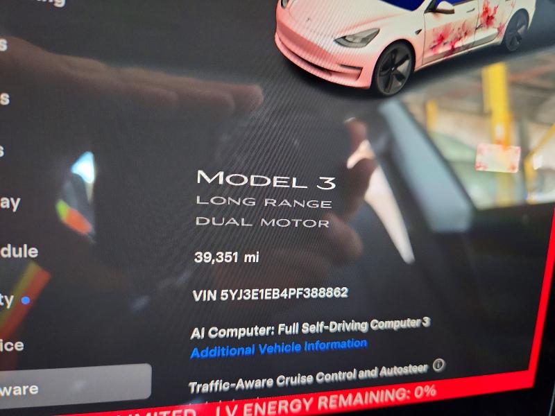 Продажа на аукционе авто 2023 Tesla Model 3, vin: 5YJ3E1EB4PF388862, номер лота: 65536206