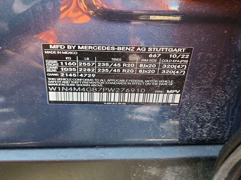 Продажа на аукционе авто 2023 Mercedes-benz Glb, vin: W1N4M4GB7PW276910, номер лота: 65331256