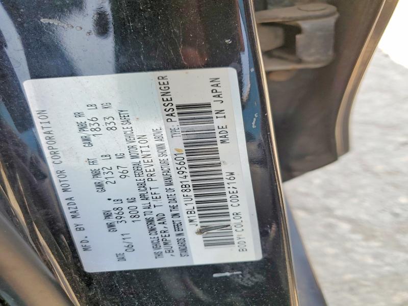 Aukcja sprzedaży 2011 Mazda 3, vin: JM1BL1UF8B1495601, numer aukcji: 63414196