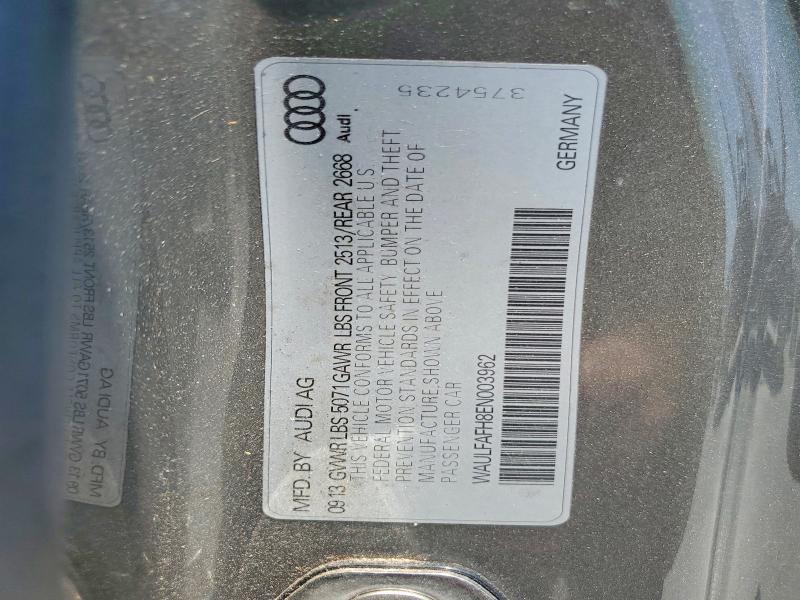 Aukcja sprzedaży 2014 Audi A5, vin: WAULFAFH8EN003962, numer aukcji: 63567946