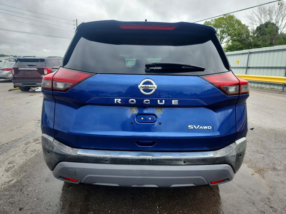 2021 Nissan Rogue მანქანა იყიდება აუქციონზე, vin: JN8AT3BB1MW217124, აუქციონის ნომერი: 63035906