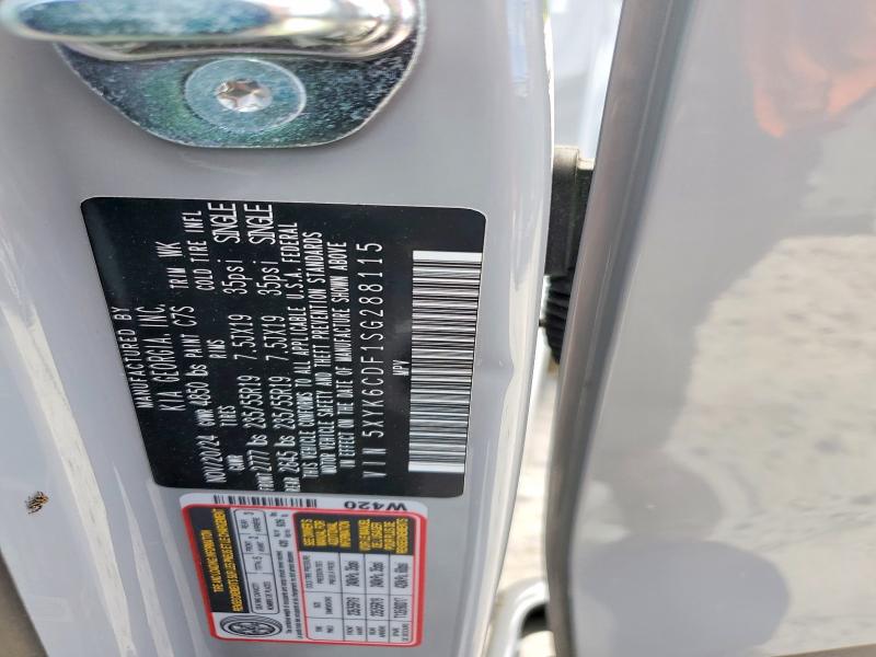 63519126 :رقم المزاد ، 5XYK6CDF1SG288115 vin ، 2025 Kia Sportage مزاد بيع