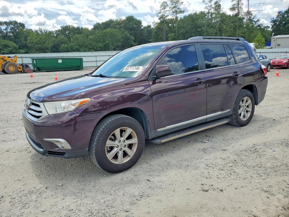 64711746 :رقم المزاد ، 5TDZK3EH0DS129456 vin ، 2013 Toyota Highlander مزاد بيع