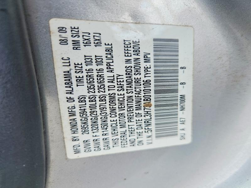 Aukcja sprzedaży 2010 Honda Odyssey, vin: 5FNRL3H73AB010106, numer aukcji: 65688676