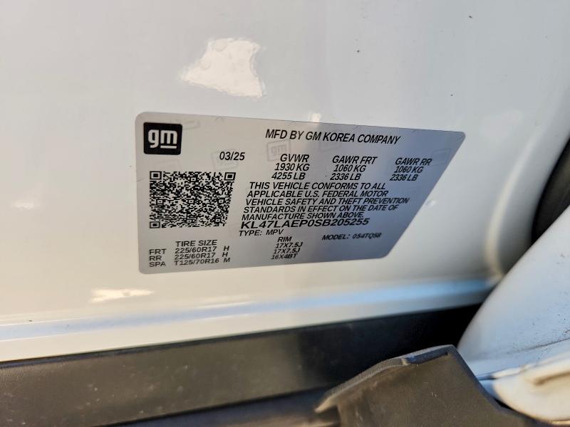 66456976 :رقم المزاد ، KL47LAEP0SB205255 vin ، 2025 Buick Envista مزاد بيع