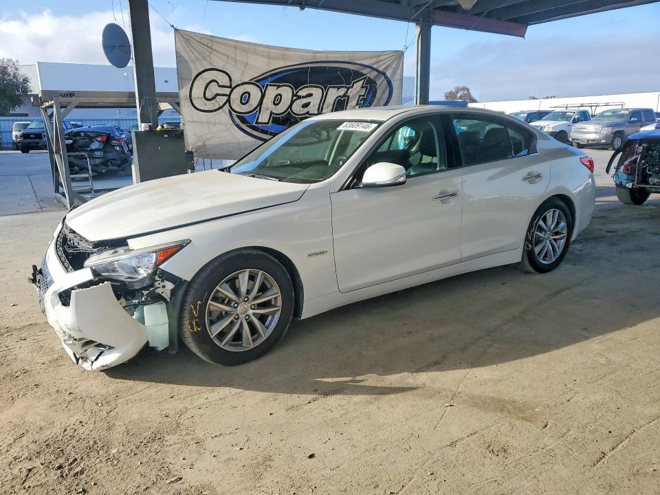 2015 Infiniti Q50 Hybrid მანქანა იყიდება აუქციონზე, vin: JN1AV7APXFM790793, აუქციონის ნომერი: 63609146