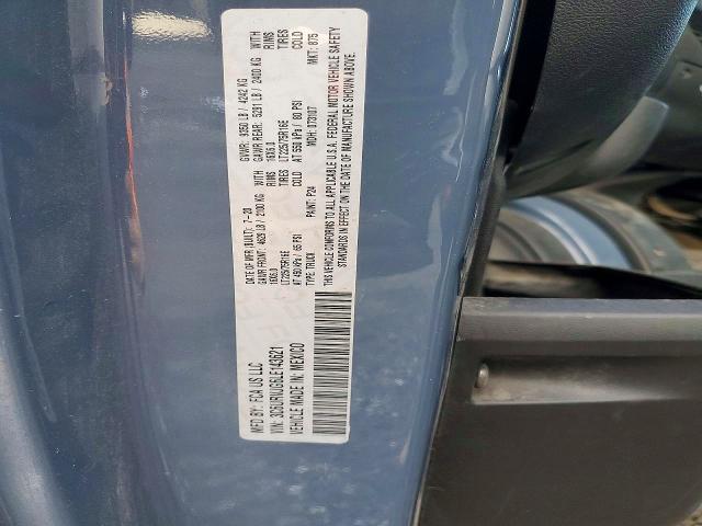 2020 Ram Promaster 1500 მანქანა იყიდება აუქციონზე, vin: 3C6URVJG6LE143621, აუქციონის ნომერი: 65126496