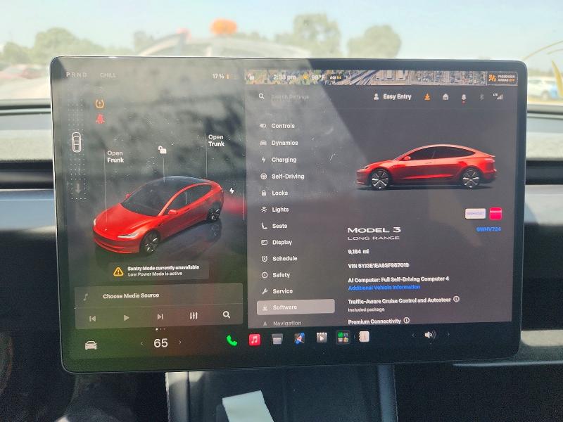 62211316 :رقم المزاد ، 5YJ3E1EA8SF987019 vin ، 2025 Tesla Model 3 مزاد بيع