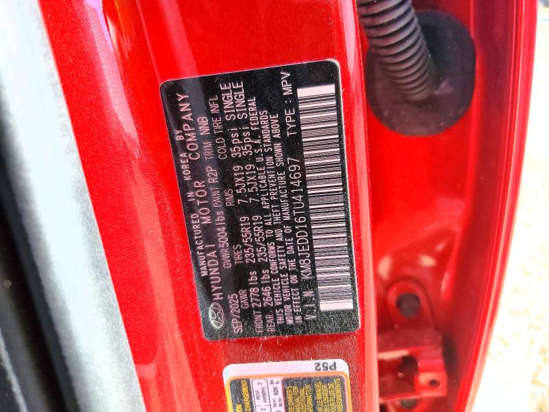 Продаж на аукціоні авто 2026 Hyundai Tucson Hybrid, vin: KM8JEDD16TU414697, номер лоту: 66034816