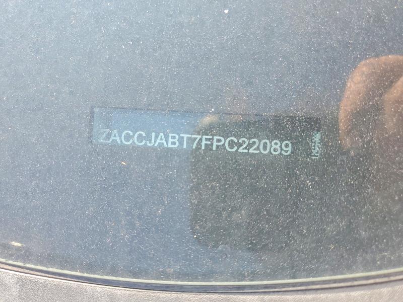 64087186 :رقم المزاد ، ZACCJABT7FPC22089 vin ، 2015 Jeep Renegade مزاد بيع