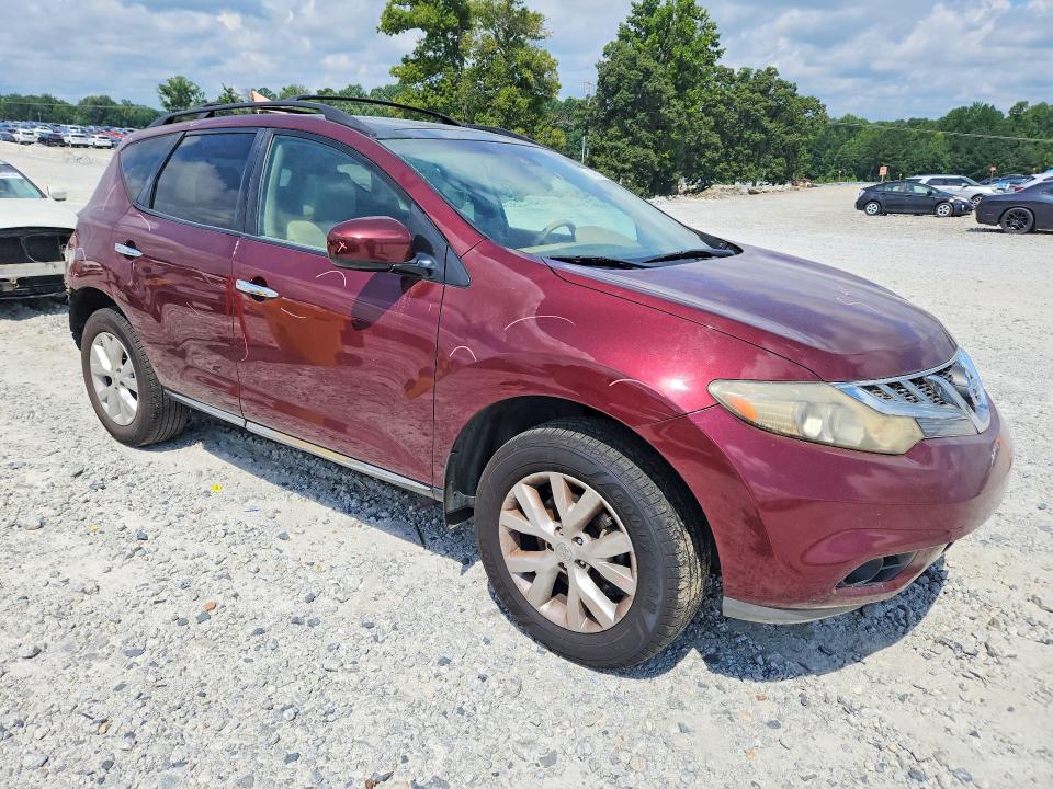 2011 Nissan Murano მანქანა იყიდება აუქციონზე, vin: JN8AZ1MU9BW062675, აუქციონის ნომერი: 63834226