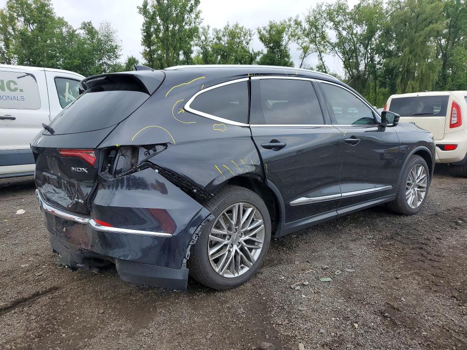 2022 Acura Mdx მანქანა იყიდება აუქციონზე, vin: 5J8YE1H81NL004666, აუქციონის ნომერი: 64720656