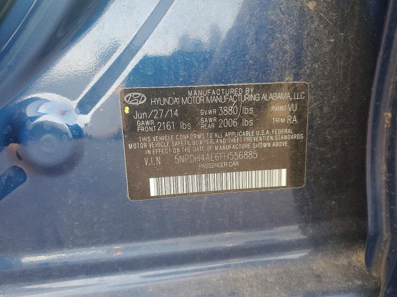 Продажа на аукционе авто 2015 Hyundai Elantra, vin: 5NPDH4AE6FH556885, номер лота: 66625716